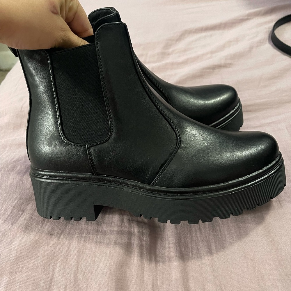 Black booties